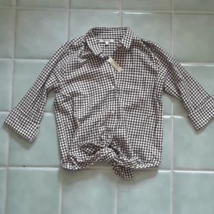 Madewell Flannel Button Down Shirt